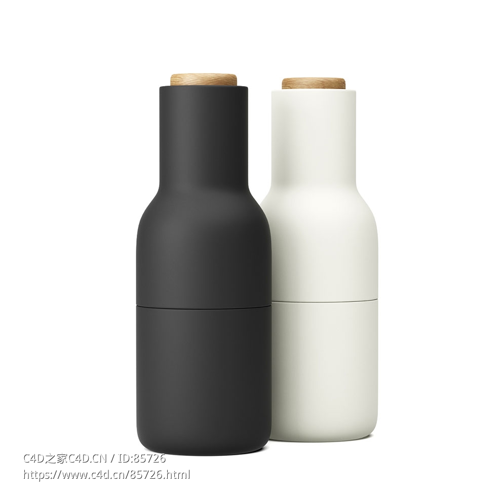 菜单品牌调味研磨器厨房用具3D模型素材下载Bottle Grinder by Menu - C4D之家 - 0552.jpg