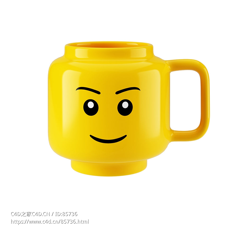 乐高男孩大号陶瓷马克杯饮品器具3D模型素材下载Boy Large Ceramic Mug by Lego - C4D之家 - 0562.jpg