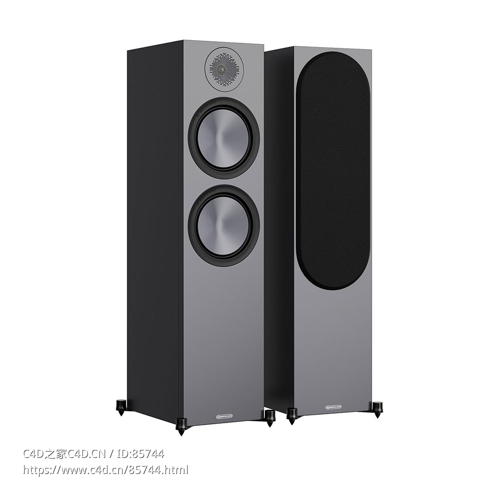 猛牌音响铜系列6G500音箱音响设备3D模型素材下载Bronze Series 6G 500 Speakers by Mo - C4D之家 - 0570.jpg