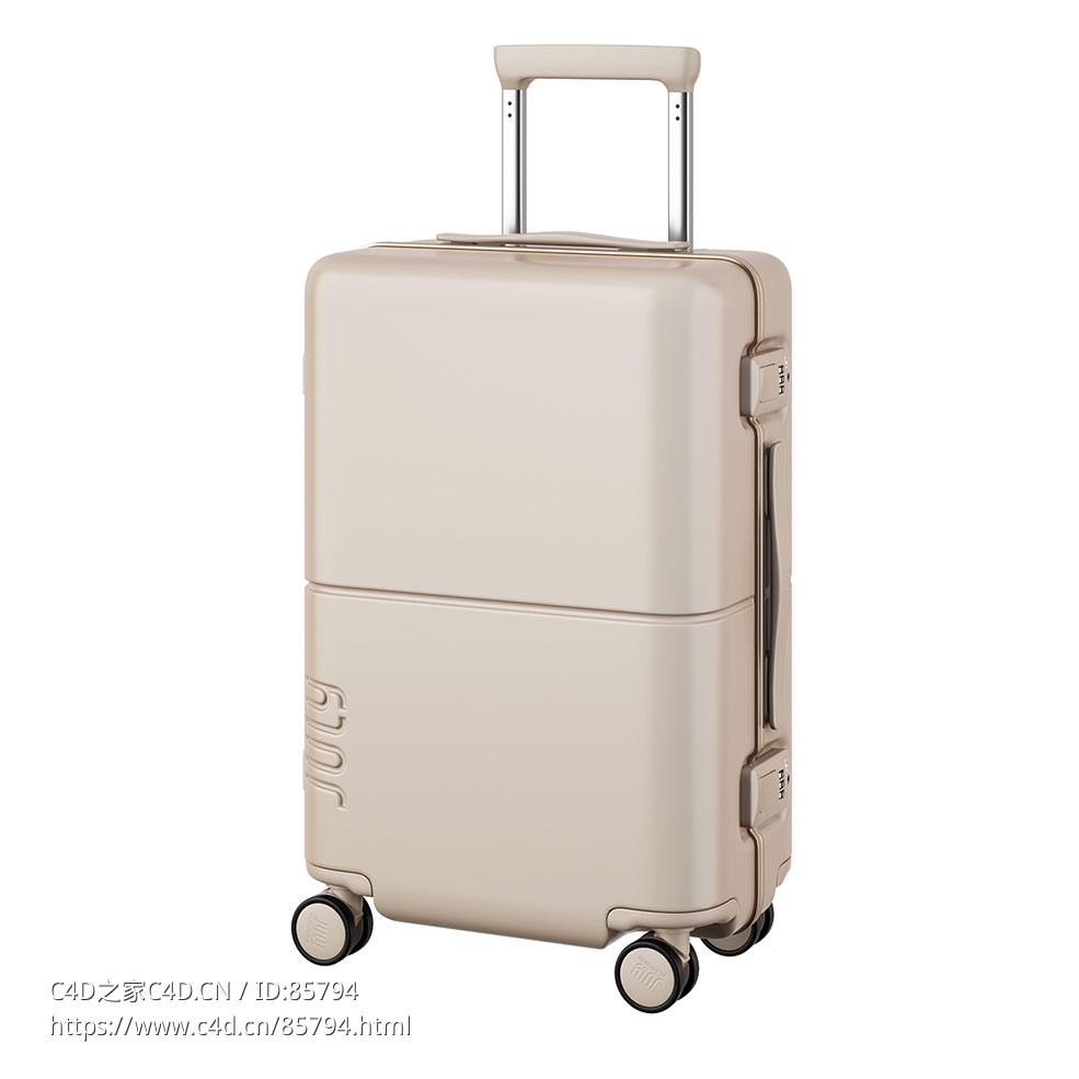七月旅行箱3D模型素材下载Carry On Trunk Luggage by July - C4D之家 - 0620.jpg