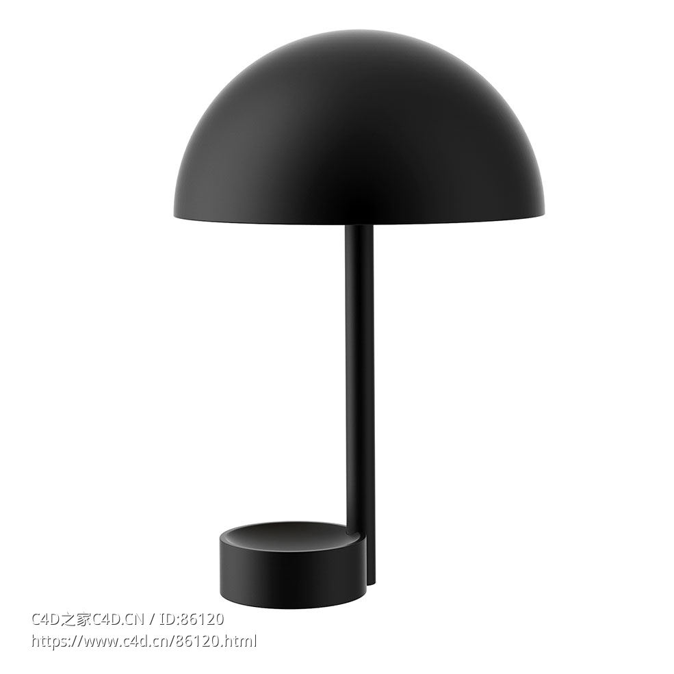Copa LED台灯 (照明灯具)3D模型素材下载Copa LED Table Lamp by Wentz - C4D之家 - 0802.jpg