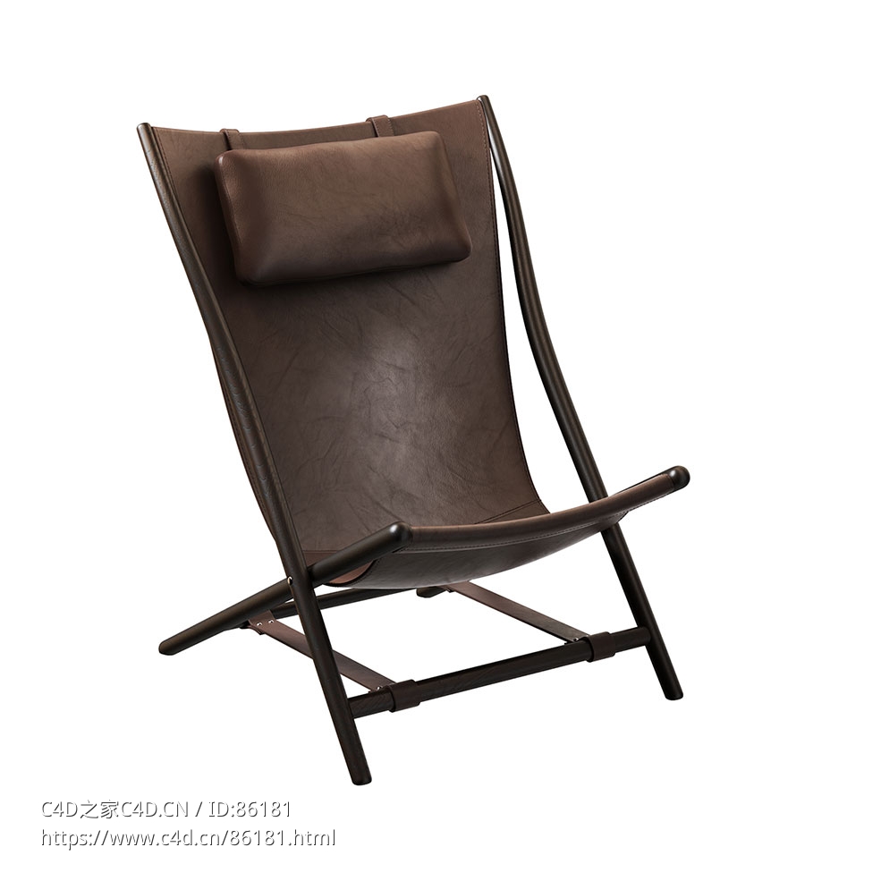 古韵扶手椅 (扶手椅)3D模型素材下载DAntan Armchair by De Padova - C4D之家 - 0863.jpg