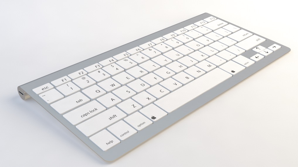 苹果键盘C4D模型 keyboard pro - C4D之家 - cinema4d_ 2016-08-11 00.10.55.jpg