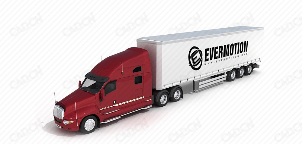 重型货车C4D模型 Heavy goods vehicles 3D model - C4D之家 - 020-Archmodels-Vol.-55.jpg