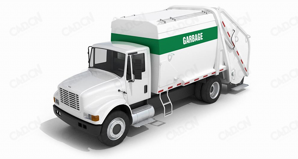 环卫车 垃圾车C4D模型 Sanitation vehicles 3D model - C4D之家 - 021-Archmodels-Vol.-55.jpg