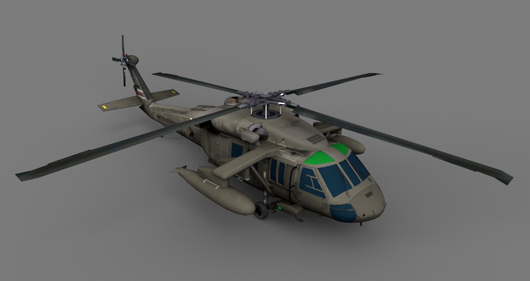 军用直升飞机C4D模型 UH-60 Blackhawk - C4D之家 - cinema4d_ 2017-01-14 22.11.04.jpg