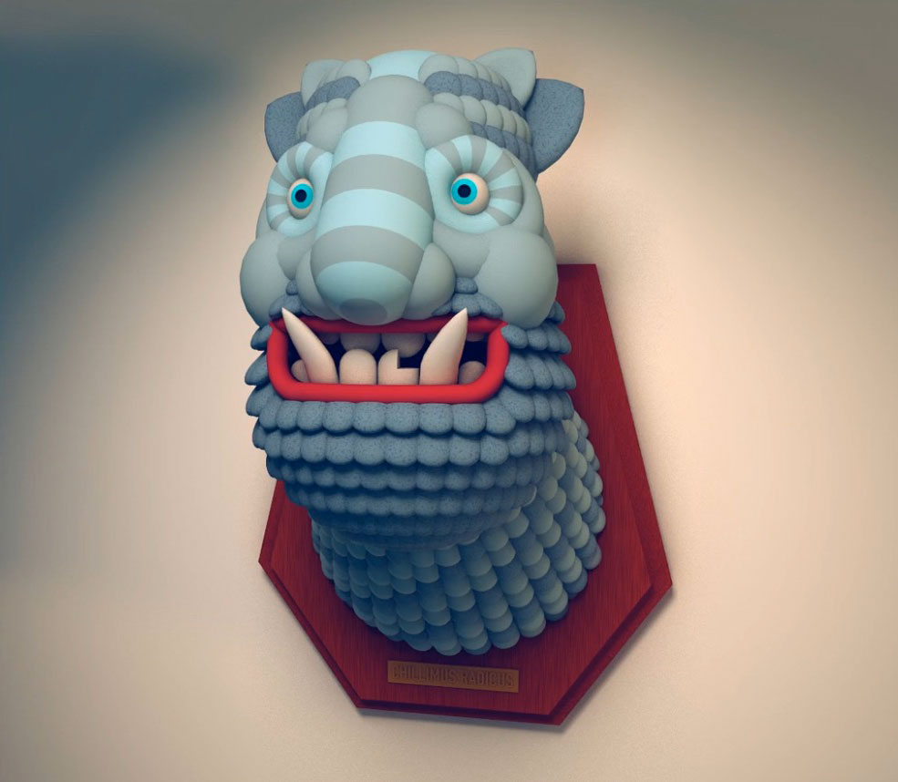 C4D制作抽像虎头 Modeling a Wacky Animal Head - C4D之家 - cinema4d_-2017-04-08-21.55.35.jpg