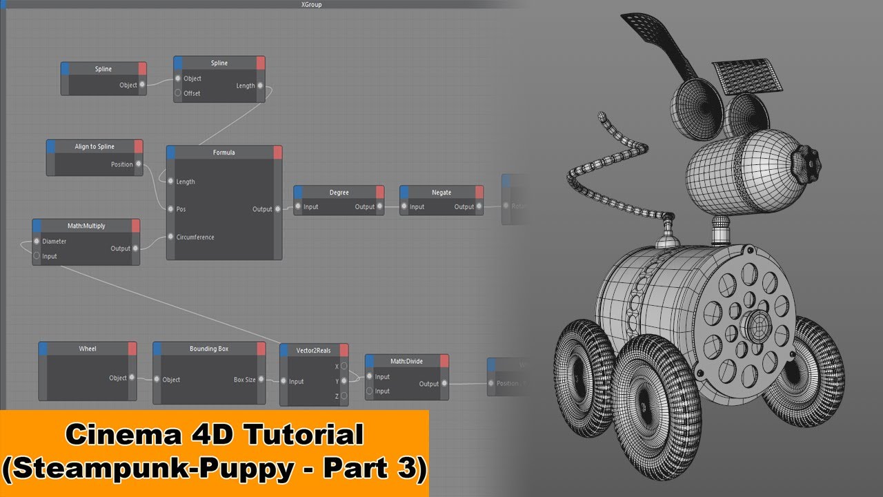 C4D蒸汽朋克小狗月球探测车制作教程第三部（含工程）Steampunk Puppy - Part 3 - C4D之家 - maxresdefault.jpg