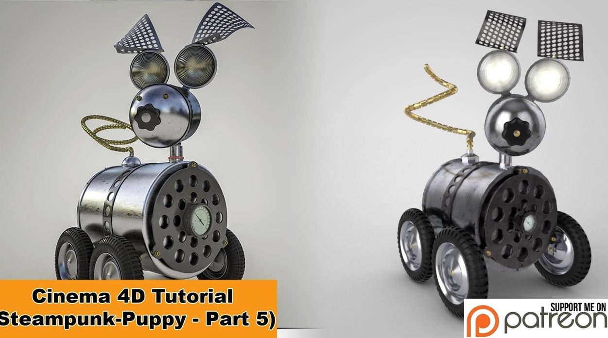 C4D蒸汽朋克小狗月球探测车制作教程第五部（含工程）Steampunk Puppy - Part 5 - C4D之家 - cinema4d_ 2017-07-24 15.46.34.jpg