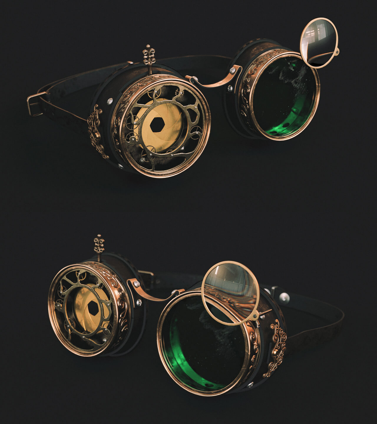 蒸汽朋克建模竞赛作品欣赏 - C4D之家 - Steampunk-C4D-Design-1.jpg