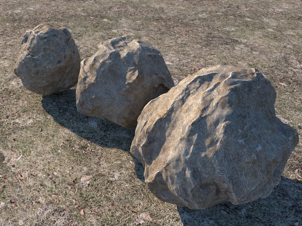 石头 石块C4D模型 Stones - C4D之家 - VP_Free_Stones_AR.jpg