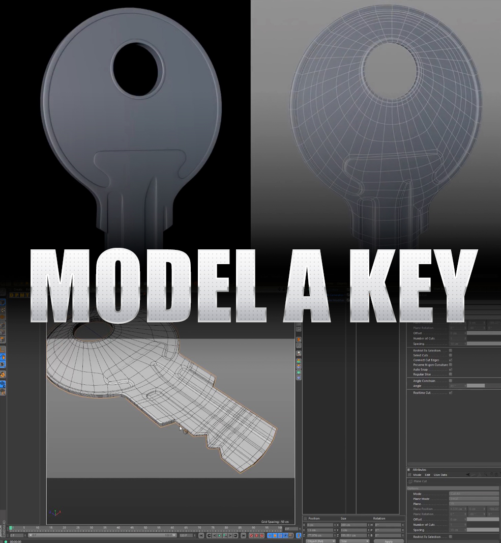 C4D钥匙建模视频教程 Model a Key Cinema 4D Tutorial - C4D之家 - 屏幕快照-2018-11-18-19.49.19.jpg