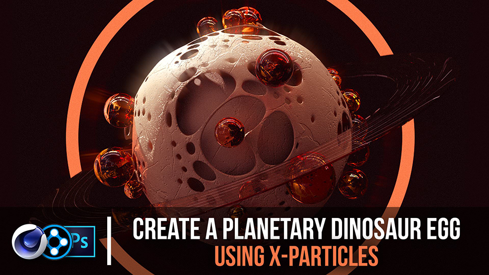 C4D使用X-Particles制作镂空球体 Create A Planetary Dinosaur Egg Using X-Particles - C4D之家 - 1541004852162069.jpg