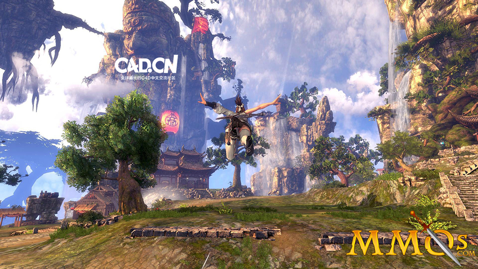 156套C4D武侠游戏《剑灵(Blade and Soul)》模型合集 (建筑包)3 - C4D之家 - blade-and-soul-hongmoon-village.jpg