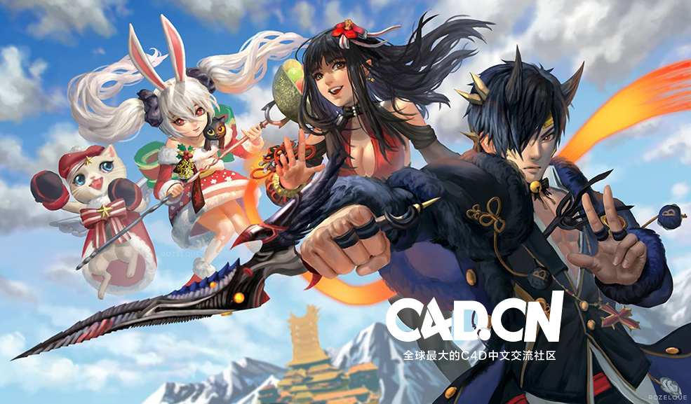 360套C4D武侠游戏《剑灵(Blade and Soul)》模型合集 (武器包) - C4D之家 - Blade-and-soul-free-download-2.jpg