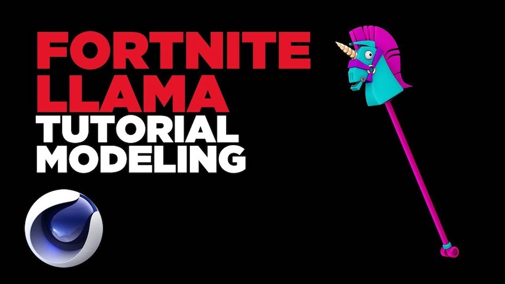 C4D卡通飞马法仗建模视频教程 fortnite llama tutorial cinema 4d - C4D之家 - maxresdefault.jpg