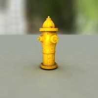 消防栓3D模型 FIRE HYDRANT