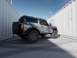 福特烈马越野汽车速度模糊场景c4d octane模型下载Ford Bronco