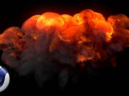 C4D TFD爆炸烟雾模拟工程文件 Explosion smoke