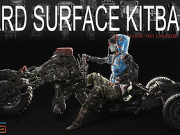 150多件硬面机械结构模型合集 Hard Surface Kitbash Vol.1