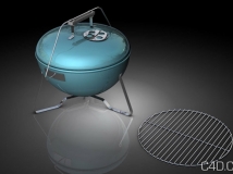 烧烤炉-Free C4D Model: BBQ Grill