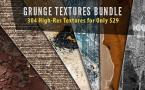 污渍纹理包 Grunge Textures Bundle: 304 High-Res Textures