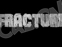 C4D分裂立体字电影片头文字标题文字模型 Fracture 3d model