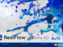 C4D流体特效模拟插件中文汉化版 NextLimit RealFlow C4D R18-R21 3.1.1.0026 Win