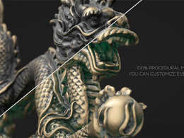 105组C4D Octane渲染器可编辑纹理贴图材质预设包