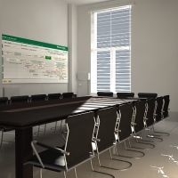 会议室C4D模型 Conference Room