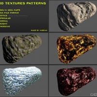 石头材质三维贴图：Free 3D textures pack 15