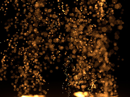 金色光斑发射金色粒子雨emitter gold rain r16-r23 x-particles cycles4d