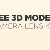 C4D的3D模型：镜头套装  Lens Kit