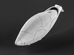 未来科技概念科幻飞行器飞船c4d模型免费下载Aircraft Spiti free 3d model