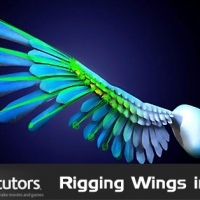 Rigging Wings in CINEMA 4D翅膀绑定教程