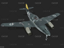 德国梅塞施米特Me-262战斗机 Messerschmitt Me 262