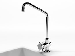 时尚金属水龙头C4D模型 Faucet