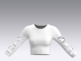 c4d模型女性衣服上衣Sleeves-40