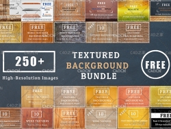 250多个常用贴图素材 250+ Texture Backgrounds Full Pack