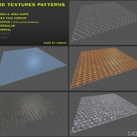 铁网材质三维贴图：Free 3D textures pack 11