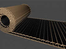 C4D竹简模型Bamboo（带动画）