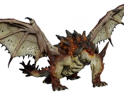 烈焰魔龙C4D模型Red Dragon - 3D Model