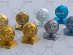 8个C4D Octane金属材质 Octane Metal Materials for C4D