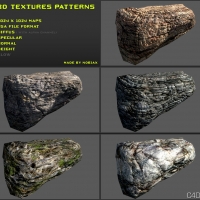 石头材质三维贴图：Free 3D textures pack 13