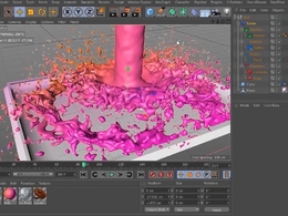 Cinema 4D使用Realflow插件制作流体动画教程
