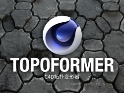 C4D拓扑变形器插件中文汉化版 Topoformer 1.1 for Cinema 4D R15-S22