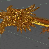 C4D金龙模型（带动画、贴图） Dragon