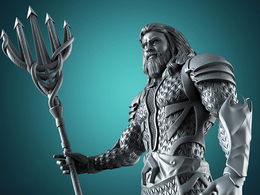 超级英雄海王3D打印模型(.stl) Aquaman - 3D Printable Model