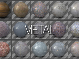 54个C4D金属材质合集 RUSTY METAL TEXTURES FOR CINEMA 4D