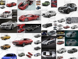 101辆汽车3D模型合集 Car 3D Models Bundle May 2020